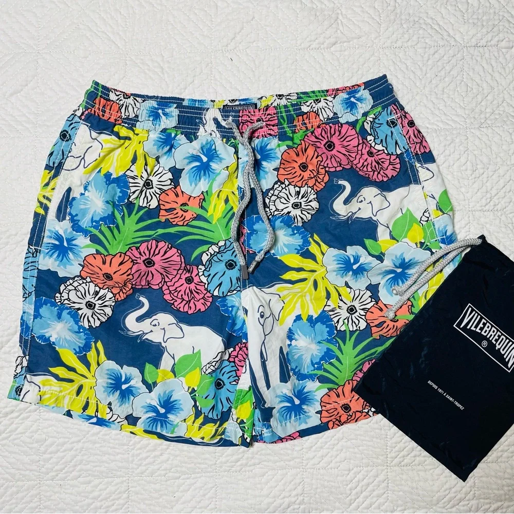 Vilebrequin - Moorea Elephant Boys Swim Trunk 14